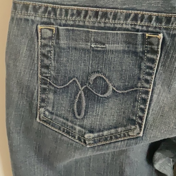 Guess Blue Straight Leg Jeans with Signature Pocket Design - Picture 4 of 11